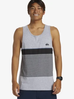 Store Quiksilver Tijuana Stripe Tank Top Athletic Heather