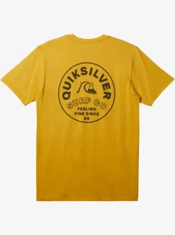 Fashion Quiksilver Timeless Spin T-Shirt Yolk Yellow