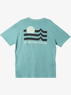 Shop Quiksilver Tipping Sunsets Mnd T-Shirt Reef Waters