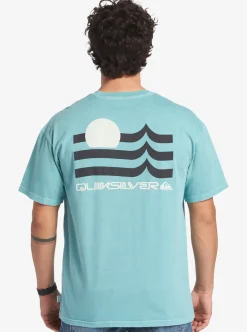 Shop Quiksilver Tipping Sunsets Mnd T-Shirt Reef Waters