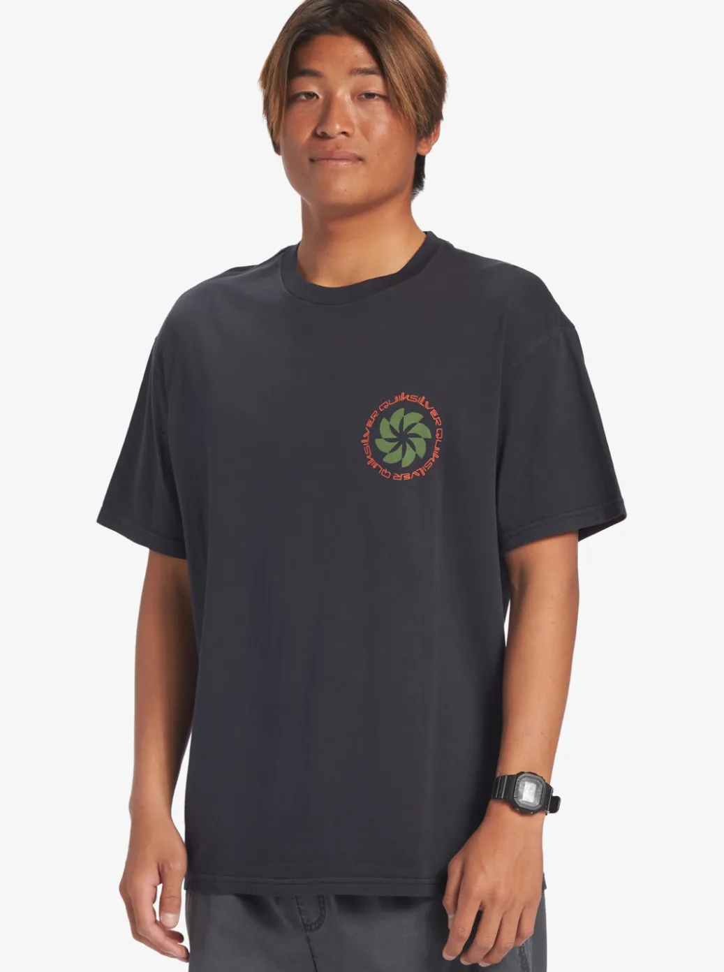 Outlet Quiksilver Tipping Sunsets Mnd T-Shirt Tarmac