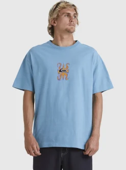 Online Quiksilver Trident T-Shirt Adriatic Blue