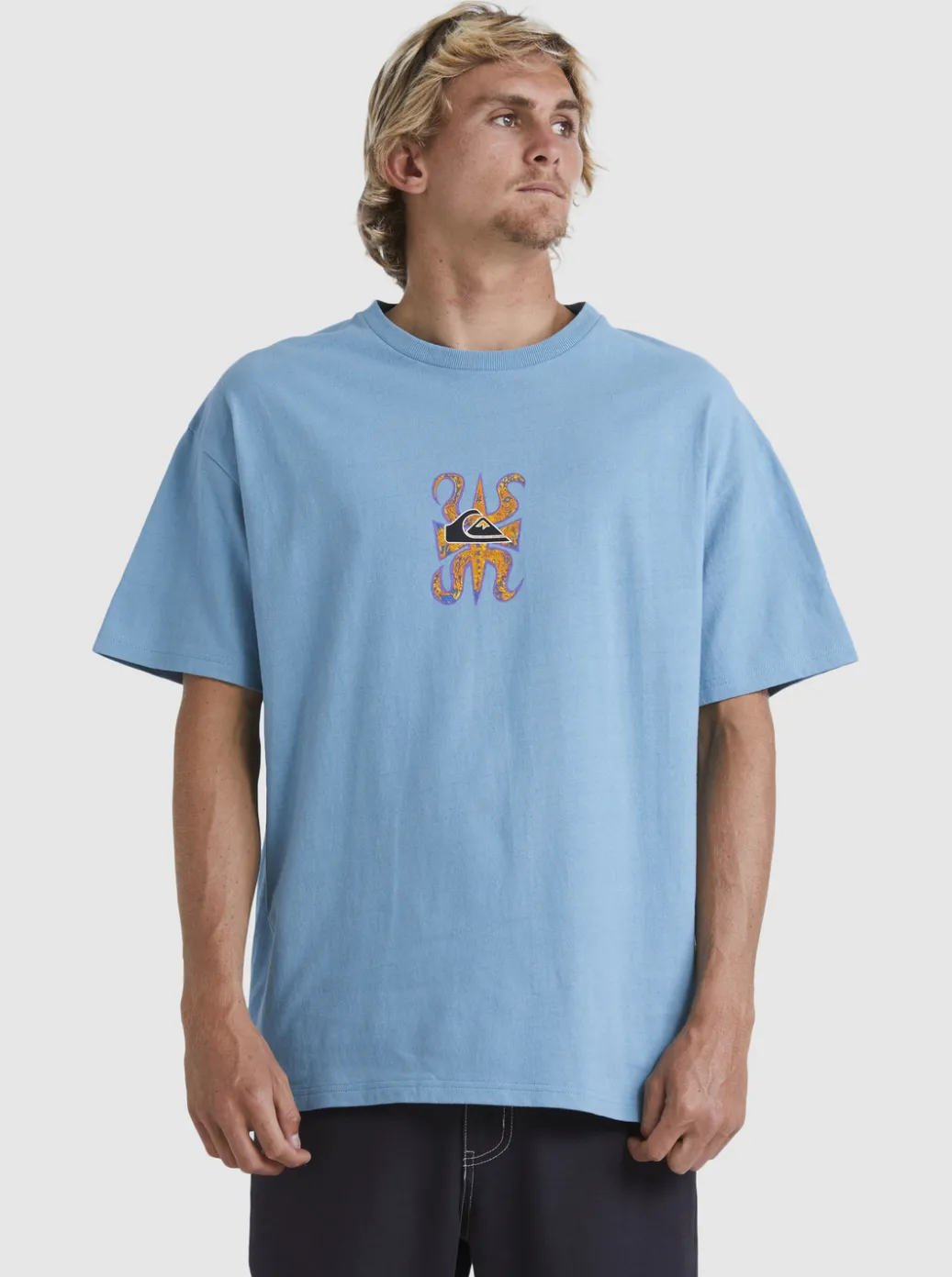 Online Quiksilver Trident T-Shirt Adriatic Blue