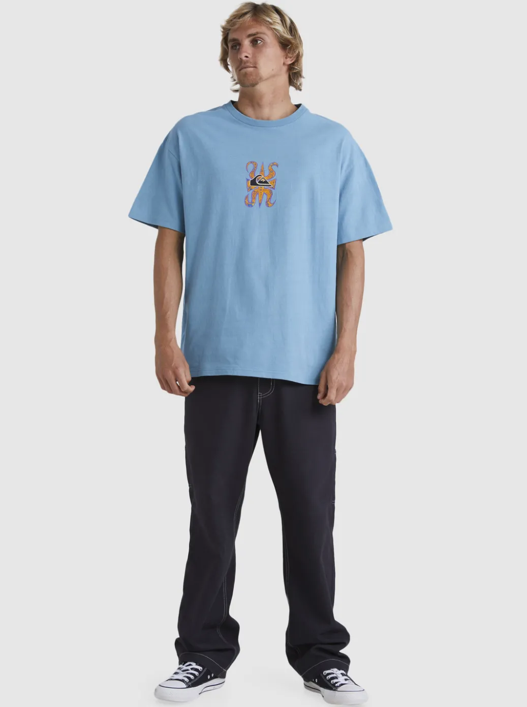Online Quiksilver Trident T-Shirt Adriatic Blue