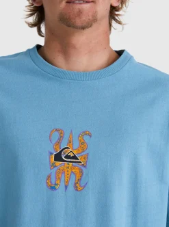 Online Quiksilver Trident T-Shirt Adriatic Blue