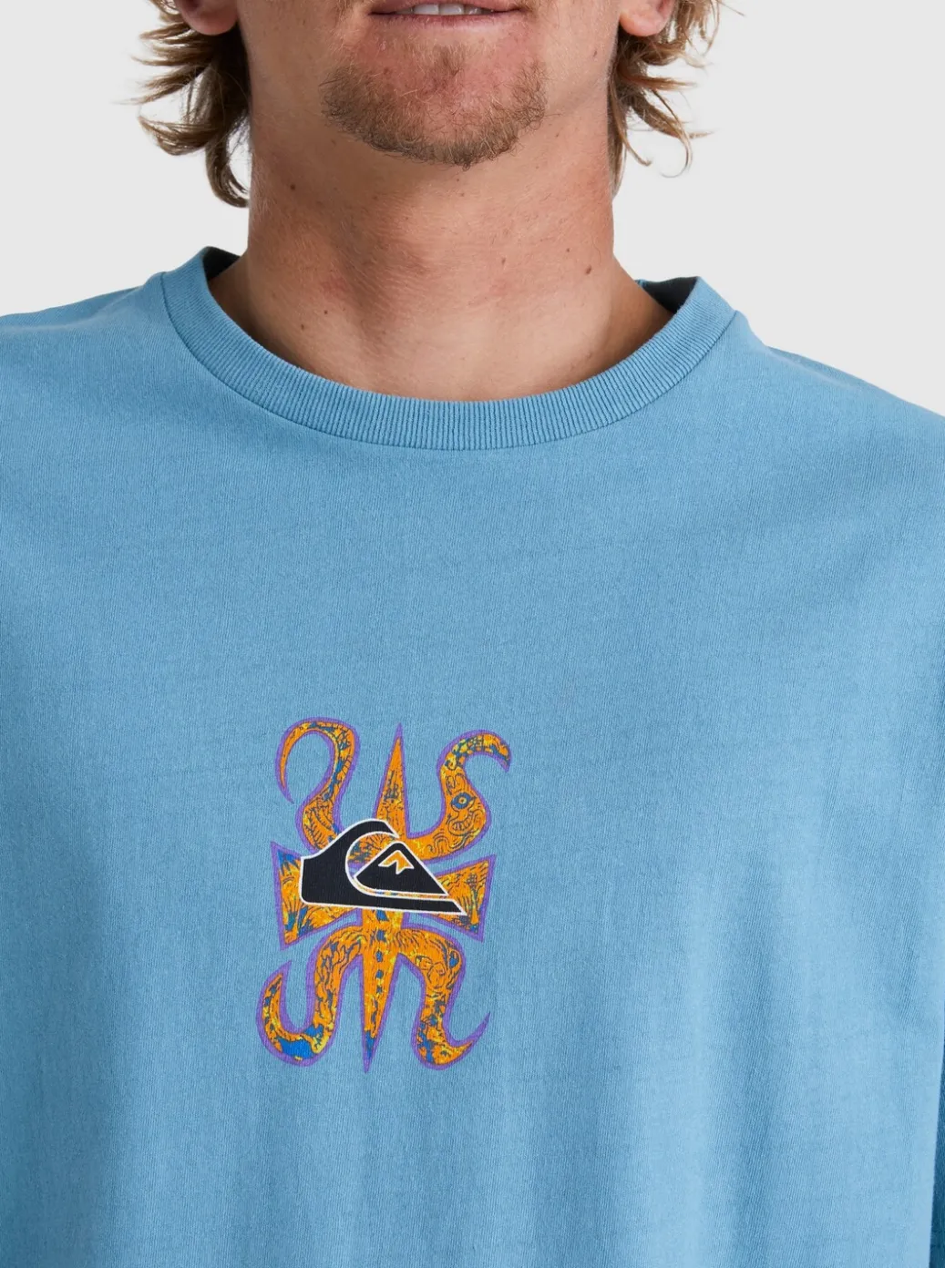 Online Quiksilver Trident T-Shirt Adriatic Blue