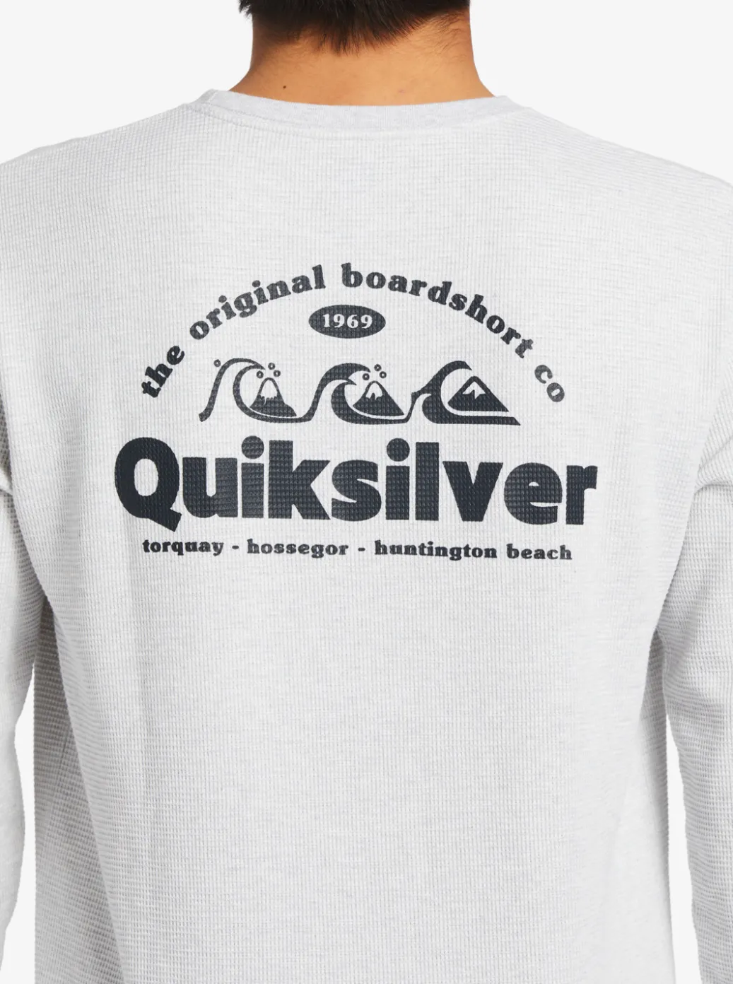 Outlet Quiksilver Triple Up Thermal Mth T-Shirt Athletic Heather