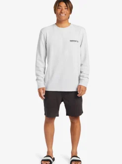 Outlet Quiksilver Triple Up Thermal Mth T-Shirt Athletic Heather