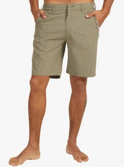 Best Quiksilver Union Heather Amphibian 20" Hybrid Shorts Kalamata