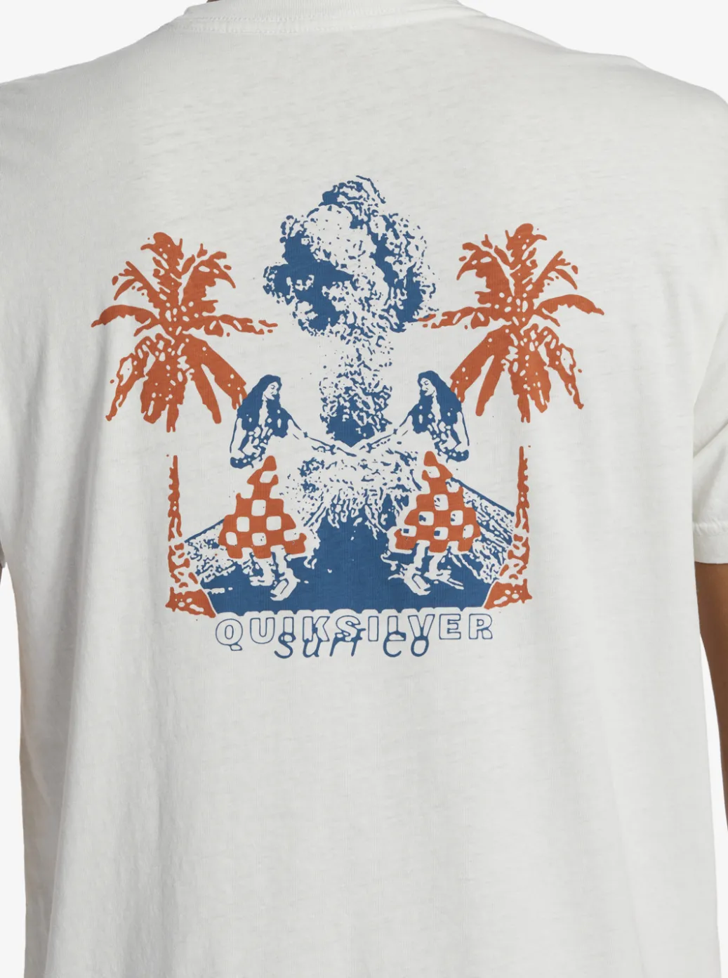 Flash Sale Quiksilver Urban Volcano T-Shirt Antique White