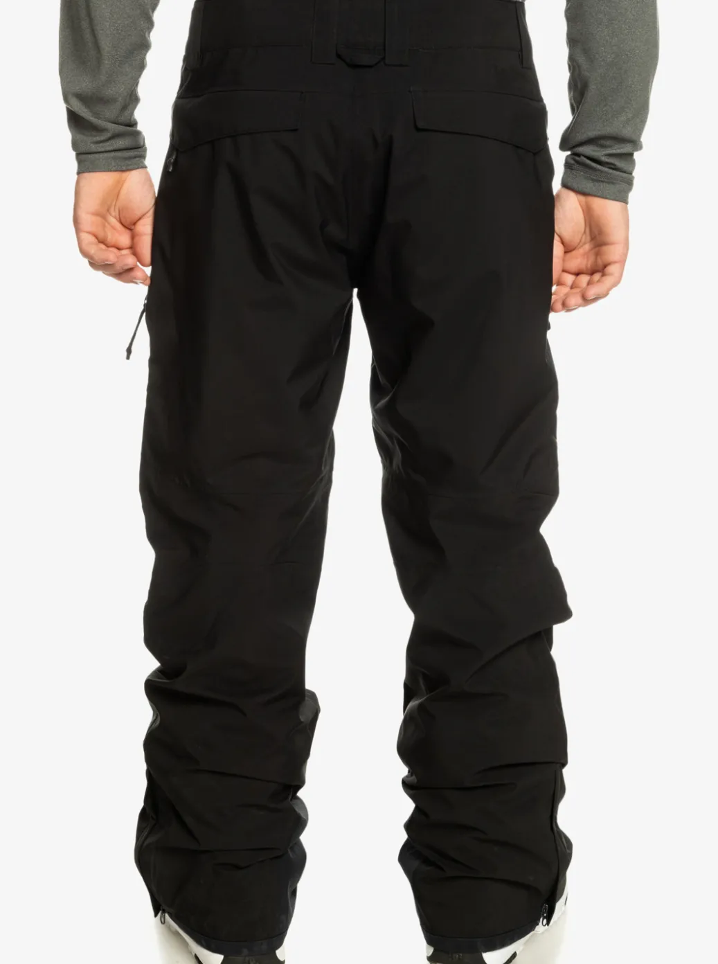 Shop Quiksilver Utility Shell Snow Pants True Black