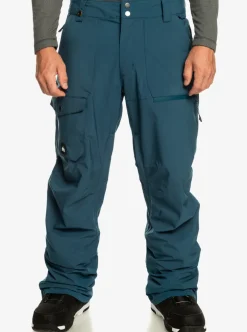 Hot Quiksilver Utility Shell Snow Pants Majolica Blue