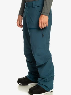 Hot Quiksilver Utility Shell Snow Pants Majolica Blue
