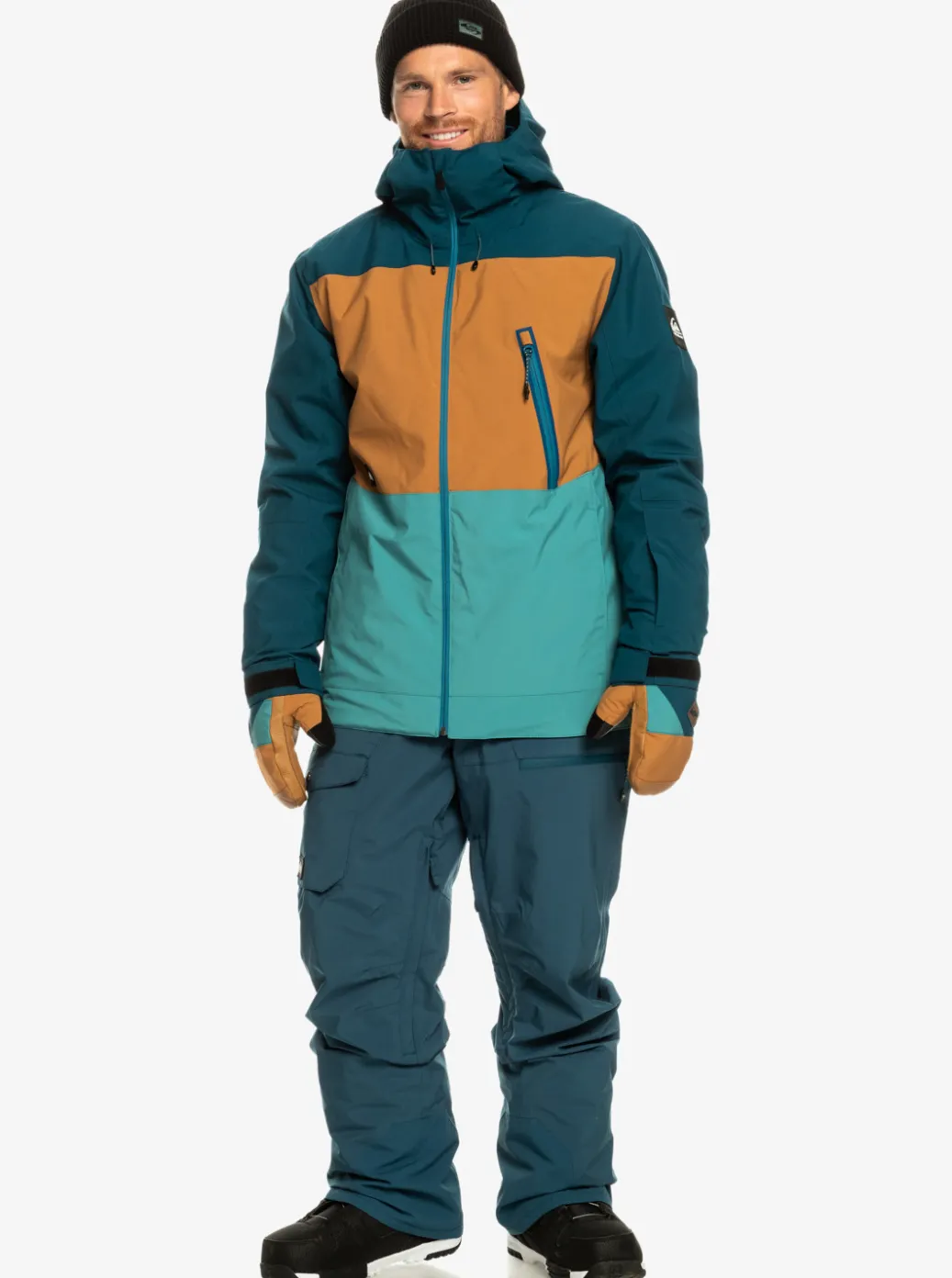 Hot Quiksilver Utility Shell Snow Pants Majolica Blue