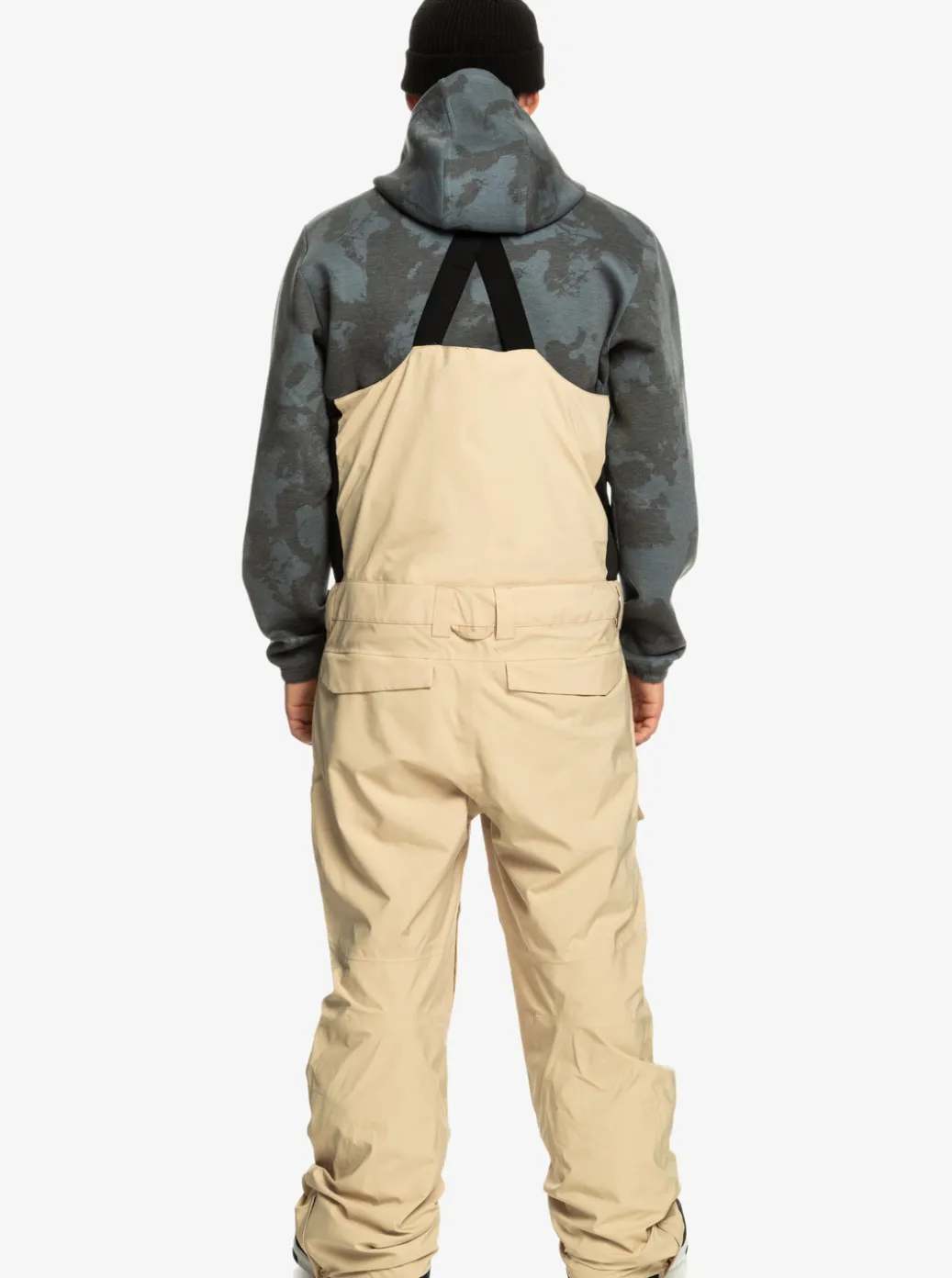 Best Quiksilver Utility Technical Snow Bib Pants Pale Khaki
