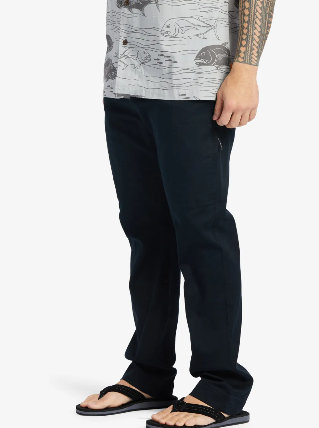 Sale Quiksilver Waterman After Surf Elastic Waist Pants Black