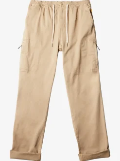 Cheap Quiksilver Waterman After Surf Elastic Waist Pants Incense