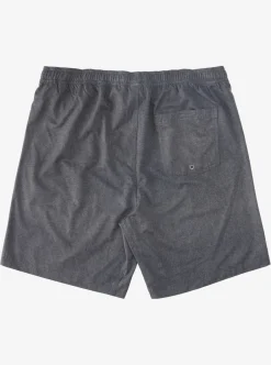 Cheap Quiksilver Waterman After Surf Stretch 20" Amphibian Boardshorts Black Heather