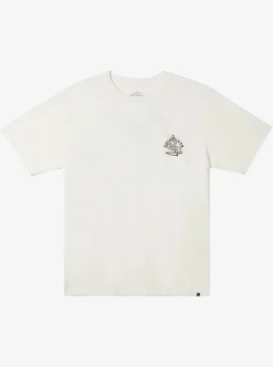 Clearance Quiksilver Waterman Anchors Away Qt-Shirt Snow White
