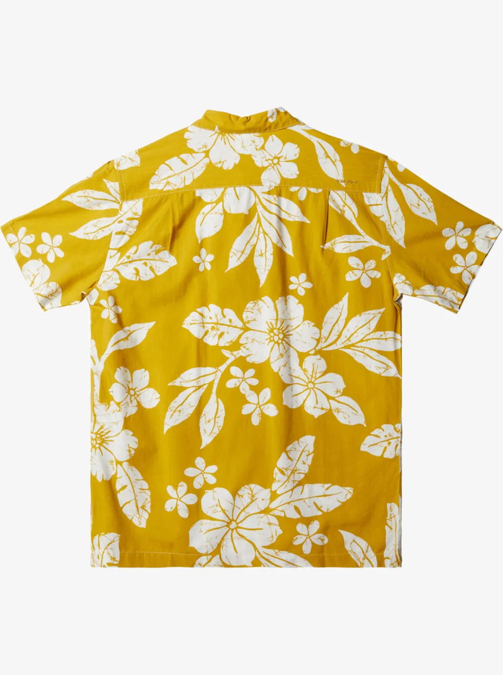 Online Quiksilver Waterman Aqua Flower Short Sleeve Shirt Oil Yeallow Aqua Flowers