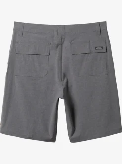 Online Quiksilver Waterman Backwater 20" Amphibian Boardshorts Sharkskin