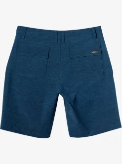 New Quiksilver Waterman Backwater 20" Amphibian Boardshorts Ensign Blue