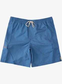 Cheap Quiksilver Waterman Balance 18" Volleys Ensign Blue Heather