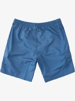 Cheap Quiksilver Waterman Balance 18" Volleys Ensign Blue Heather