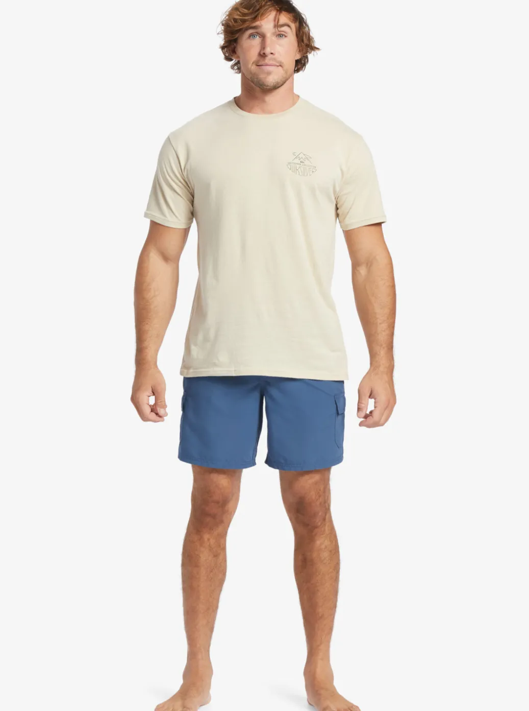 Cheap Quiksilver Waterman Balance 18" Volleys Ensign Blue Heather