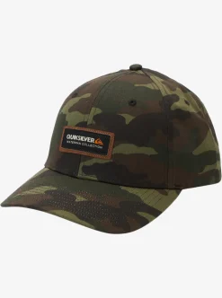 Outlet Quiksilver Waterman Bar Manager Snapback Hat Woodland Camo