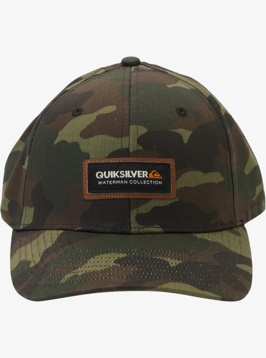 Outlet Quiksilver Waterman Bar Manager Snapback Hat Woodland Camo