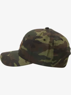 Outlet Quiksilver Waterman Bar Manager Snapback Hat Woodland Camo