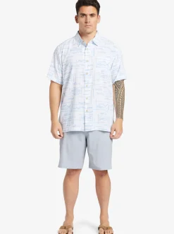 Hot Quiksilver Waterman Bento Woven Shirt Bento White