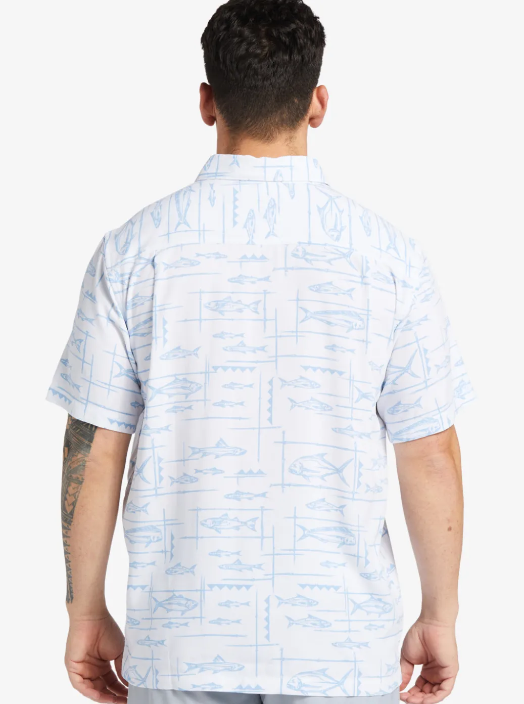 Hot Quiksilver Waterman Bento Woven Shirt Bento White