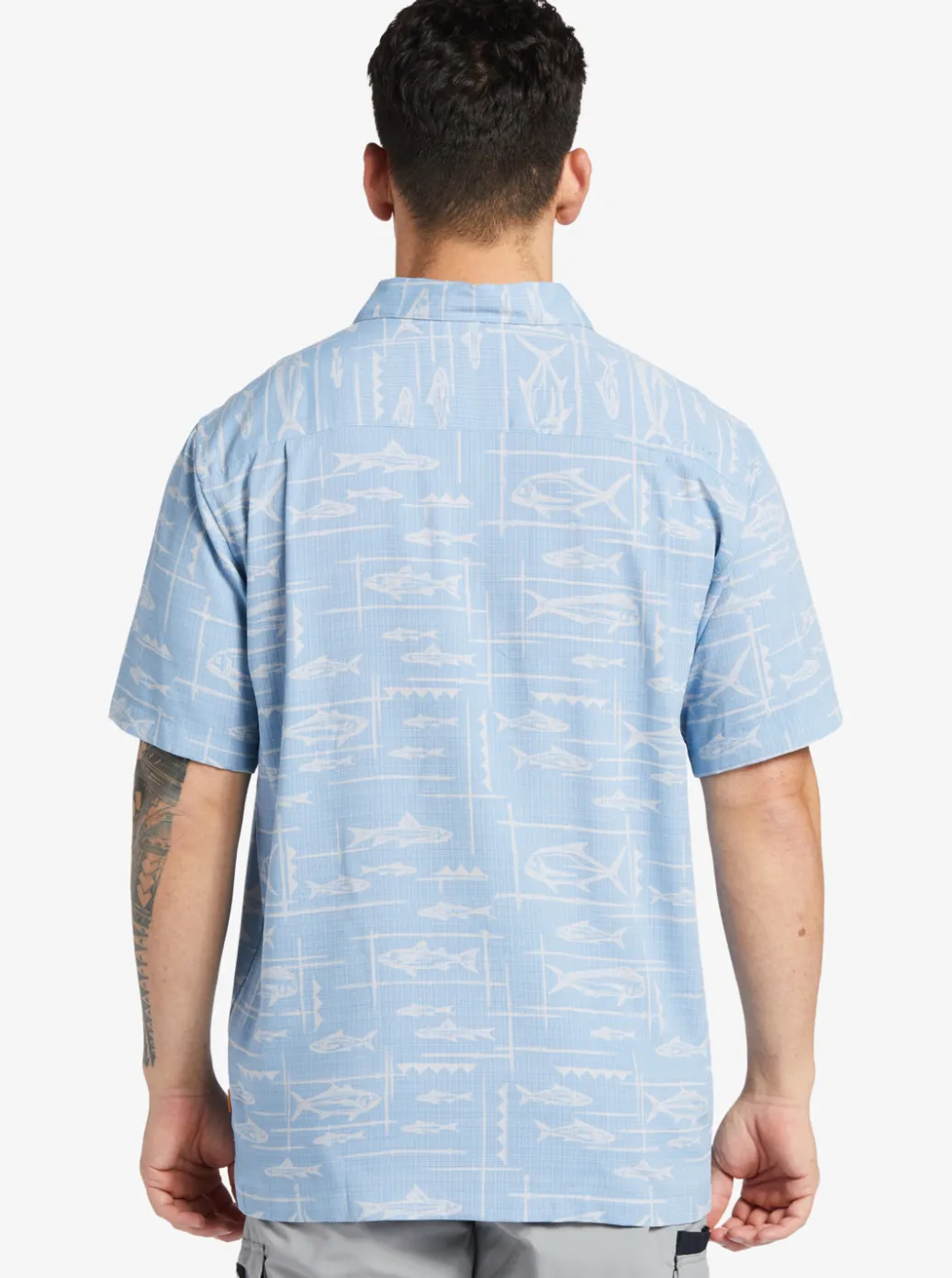 Flash Sale Quiksilver Waterman Bento Woven Shirt Bento Dusk Blue