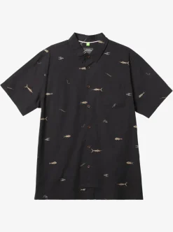 Cheap Quiksilver Waterman Big Pond Woven Shirt Big Pond Tarmac
