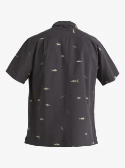 Cheap Quiksilver Waterman Big Pond Woven Shirt Big Pond Tarmac