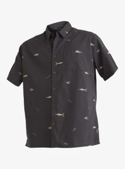 Cheap Quiksilver Waterman Big Pond Woven Shirt Big Pond Tarmac