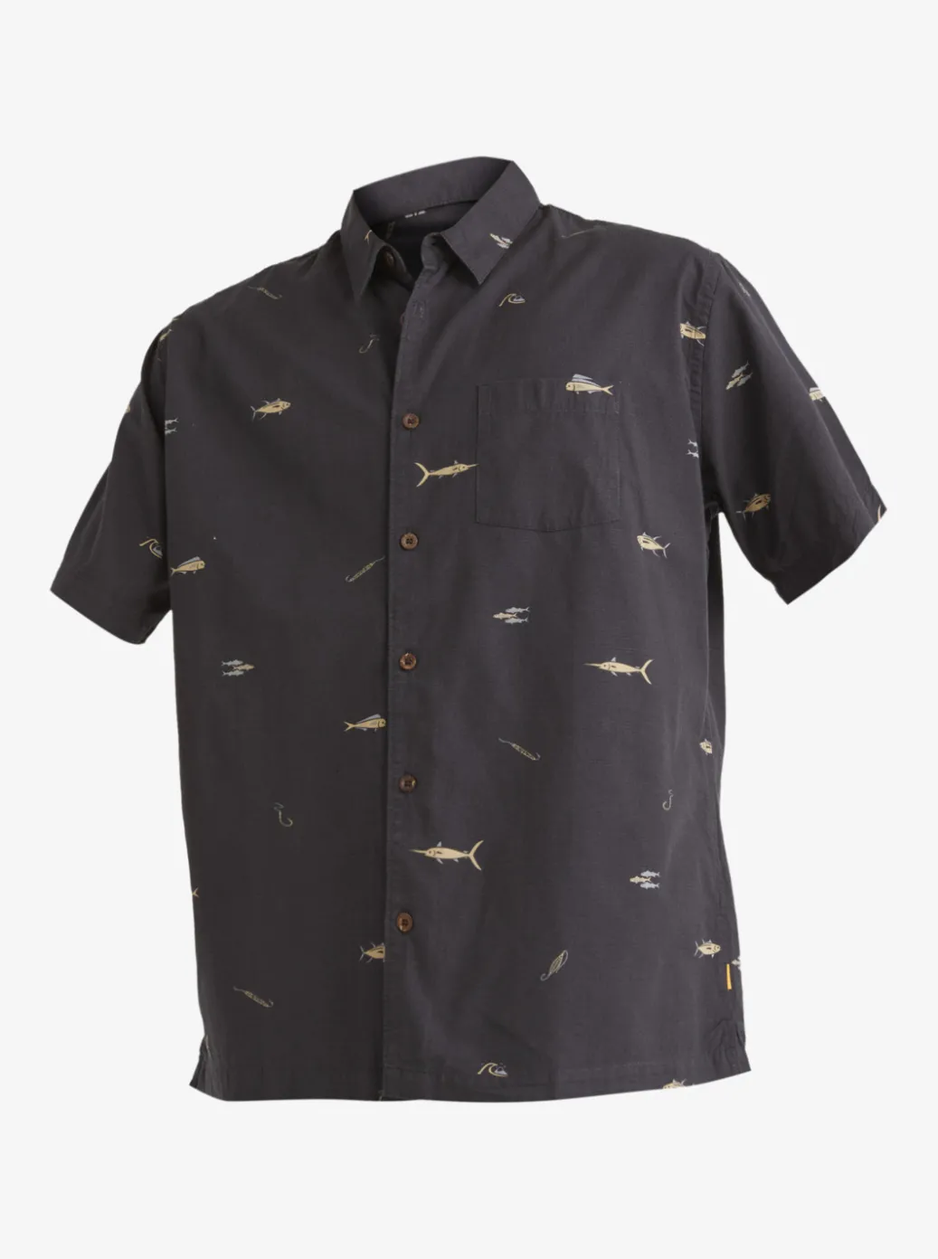 Cheap Quiksilver Waterman Big Pond Woven Shirt Big Pond Tarmac