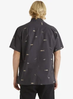 Cheap Quiksilver Waterman Big Pond Woven Shirt Big Pond Tarmac