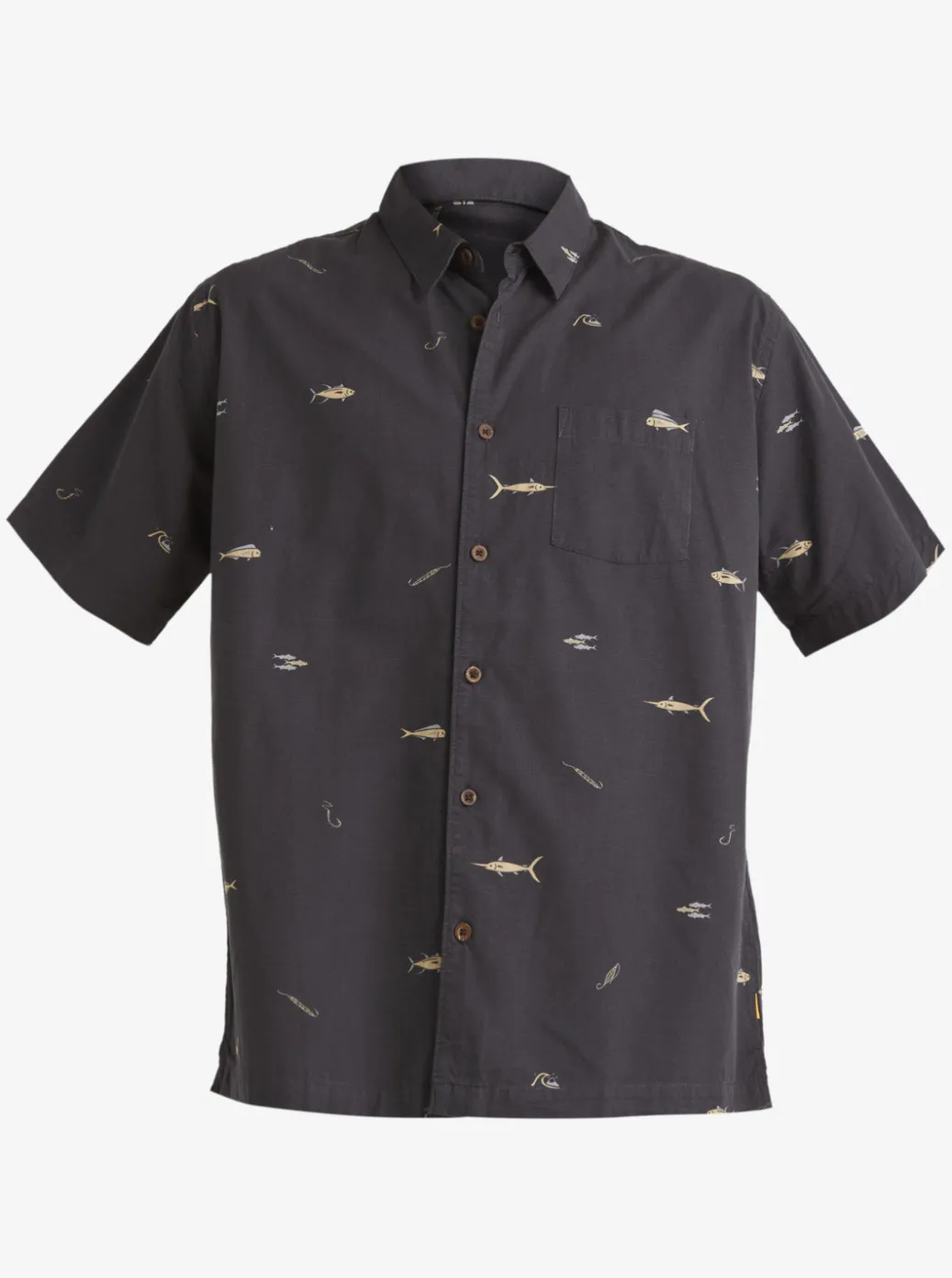 Cheap Quiksilver Waterman Big Pond Woven Shirt Big Pond Tarmac