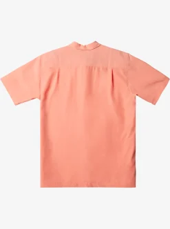 Clearance Quiksilver Waterman Centinela Premium Anti-Wrinkle Shirt Peached Pink Centinella