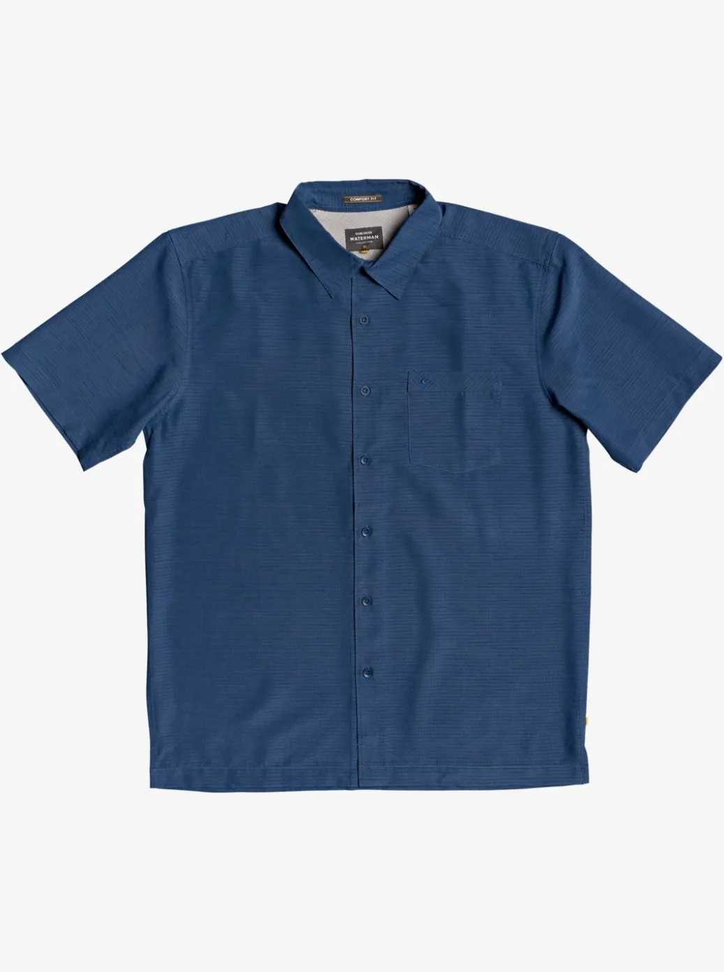 Shop Quiksilver Waterman Centinela Premium Anti-Wrinkle Shirt Midnight Navy Centinella