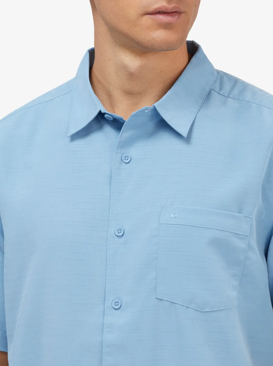 Fashion Quiksilver Waterman Centinela Premium Anti-Wrinkle Shirt Dusk Blue Centinella