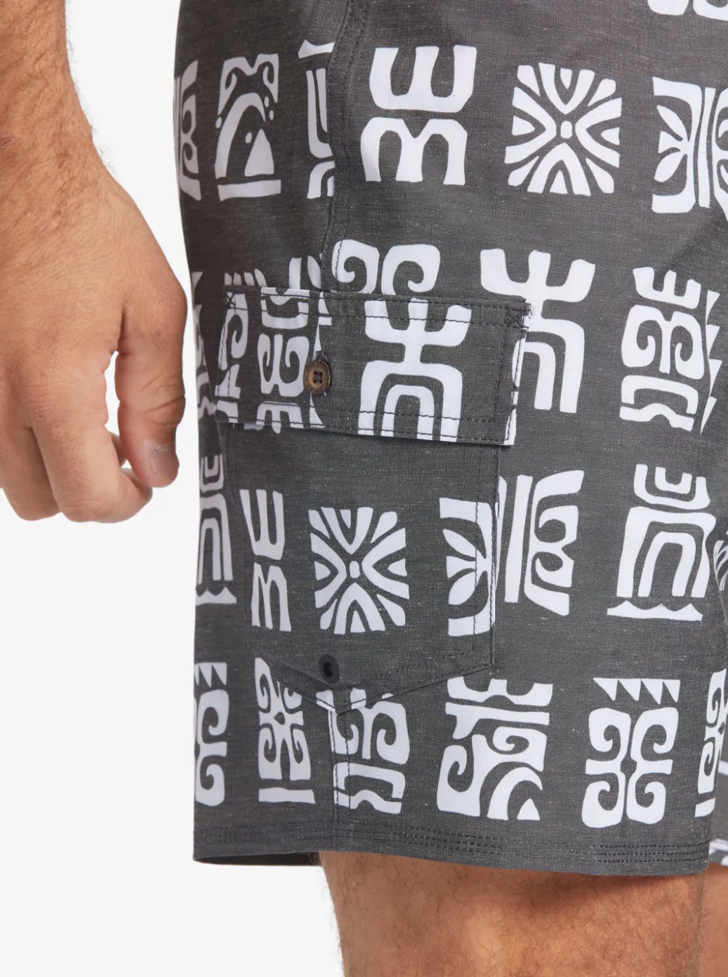 Clearance Quiksilver Waterman Channel Paddle 20" Boardshorts Black Channel Paddle Bs