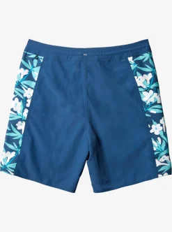 Clearance Quiksilver Waterman Cliffside Solid 19" Boardshorts Ensign Blue