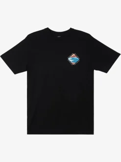 Hot Quiksilver Waterman Cross Chop Qt-Shirt Black