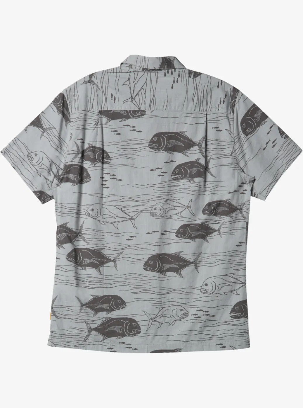 Fashion Quiksilver Waterman Dive Sites Woven Shirt Harbor Mist Dive Sites