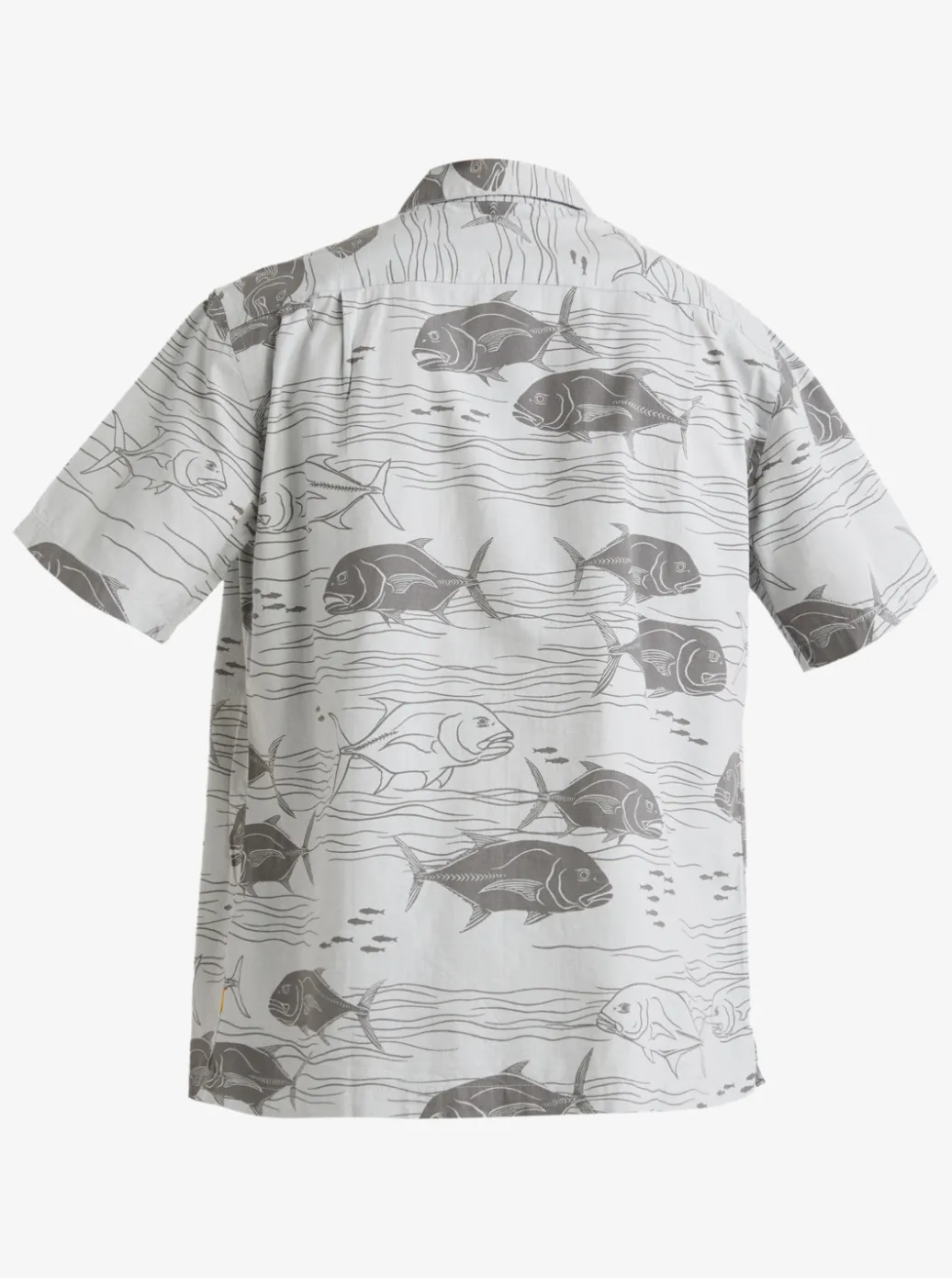Fashion Quiksilver Waterman Dive Sites Woven Shirt Harbor Mist Dive Sites