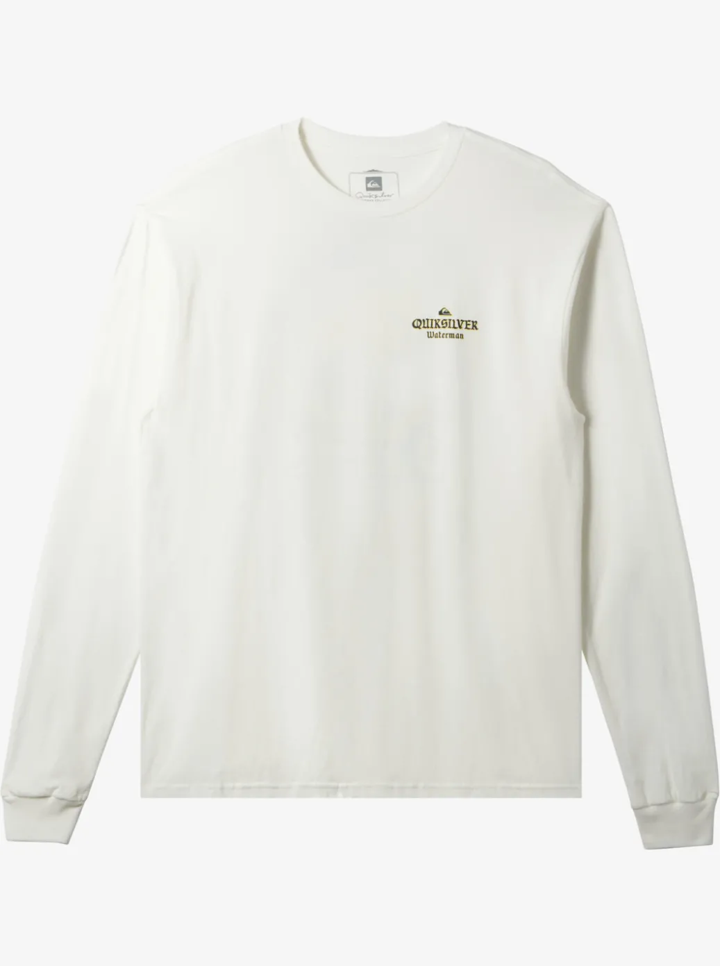 Best Quiksilver Waterman Dorado Magic Long Sleeve T-Shirt Snow White